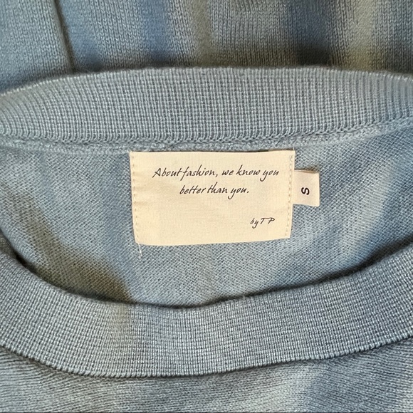 Coastal Blue Knit Sweater Women’s S Small powder blue - Picture 8 of 8